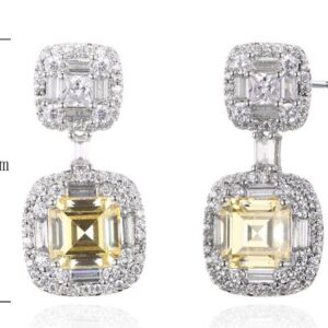 SE30670, Ladies' Moissanite Ring, S925, Rhodium Plated, White, 9.28g
