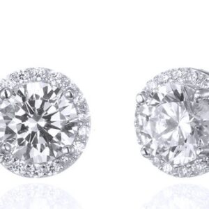 SE21837, Ladies' Moissanite Ring, S925, Rhodium Plated, White, 1.67g