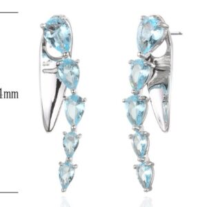 SE30551, Ladies' Moissanite Ring, S925, Rhodium Plated, White, 4.35g