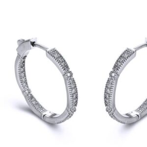 SE24995, Ladies' Moissanite Ring, S925, Rhodium Plated, White, 2.6g