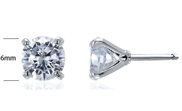 SE14911, Ladies' Moissanite Ring, S925, Rhodium Plated, White, 1.18g