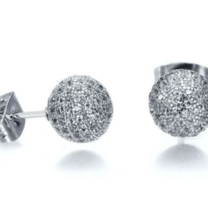 SE18339, Ladies' Moissanite Ring, S925, Rhodium Plated, White, 2.71g