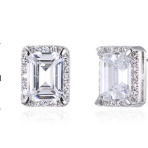 SE18166, Ladies' Moissanite Ring, S925, Rhodium Plated, White, 3.09g