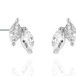SE36916, Ladies' Moissanite Ring, S925, Rhodium Plated, White, 1.64g