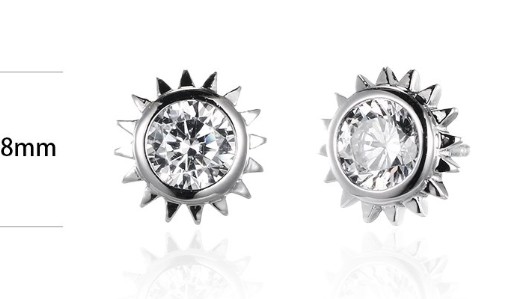 SE29627, Ladies' Moissanite Ring, S925, Rhodium Plated, White, 1.85g
