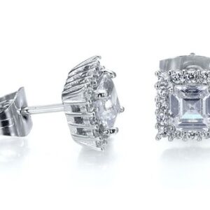 SE18114, Ladies' Moissanite Ring, S925, Rhodium Plated, White, 1.74g