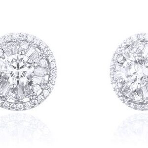 SE24888, Ladies' Moissanite Ring, S925, Rhodium Plated, White, 2.64g
