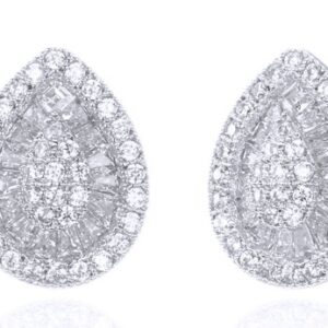 SE30537, Ladies' Moissanite Ring, S925, Rhodium Plated, White, 2.58g