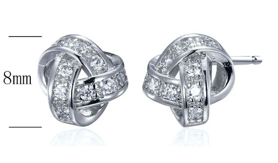 SE18231, Ladies' Moissanite Ring, S925, Rhodium Plated, White, 2.24g