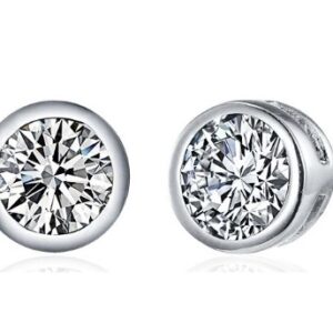 SE15899, Ladies' Moissanite Ring, S925, Rhodium Plated, White, 0.74g