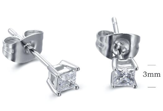 SE16907, Ladies' Moissanite Ring, S925, Rhodium Plated, White, 0.72g