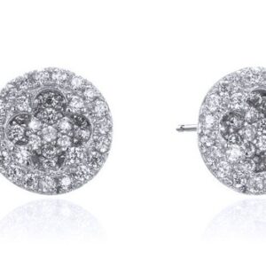 SE26002, Ladies' Moissanite Ring, S925, Rhodium Plated, White, 1.53g