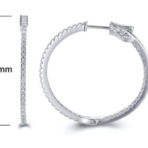 SE15961, Ladies' Moissanite Ring, S925, Rhodium Plated, White, 6g