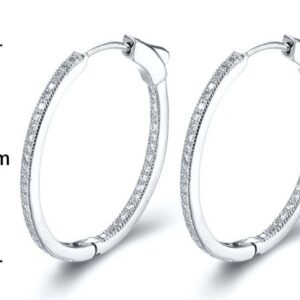 SE18945, Ladies' Moissanite Ring, S925, Rhodium Plated, White, 6.16g
