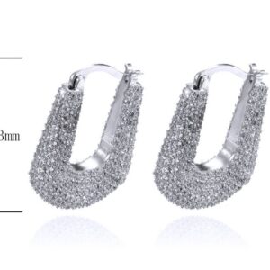 SE30641, Ladies' Moissanite Ring, S925, Rhodium Plated, White, 14.21g