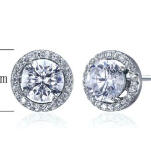 SE17920, Ladies' Moissanite Ring, S925, Rhodium Plated, White, 2.7g