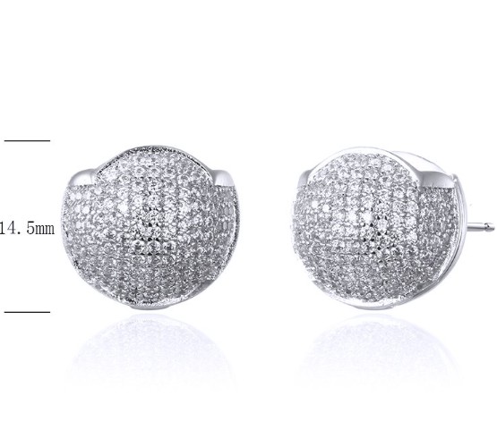 SE27735, Ladies' Moissanite Ring, S925, Rhodium Plated, White, 7.33g