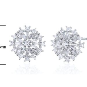 SE21161, Ladies' Moissanite Ring, S925, Rhodium Plated, White, 4.31g
