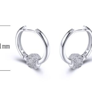 SE22447, Ladies' Moissanite Ring, S925, Rhodium Plated, White, 5.42g