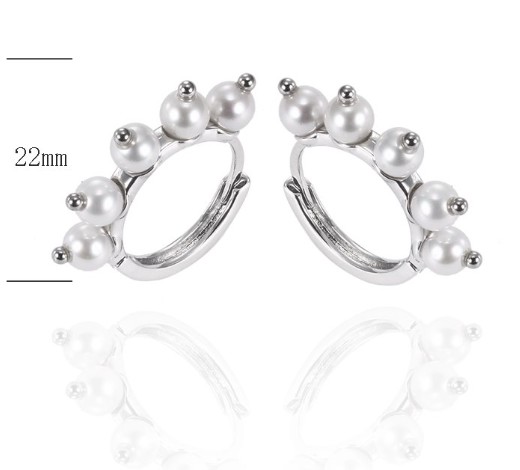 SE35699, Ladies' Moissanite Ring, S925, Rhodium Plated, White, 3.49g