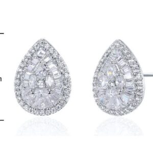 SE21097, Ladies' Moissanite Ring, S925, Rhodium Plated, White, 3.59g