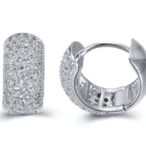 SE07107, Ladies' Moissanite Ring, S925, Rhodium Plated, White, 7.26g