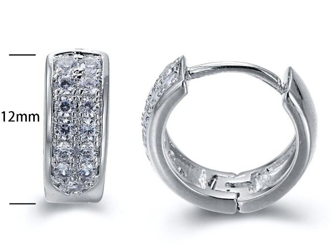 SE15586, Ladies' Moissanite Ring, S925, Rhodium Plated, White, 2.4g