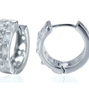 SE03204, Ladies' Moissanite Ring, S925, Rhodium Plated, White, 6.95g