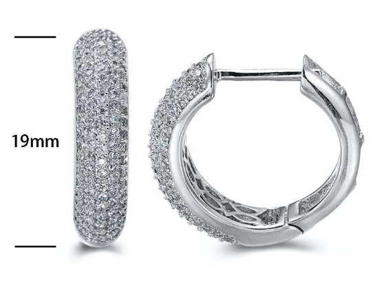SE15561, Ladies' Moissanite Ring, S925, Rhodium Plated, White, 4.41g