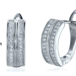 SE03945, Ladies' Moissanite Ring, S925, Rhodium Plated, White, 4.14g