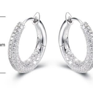 SE18884, Ladies' Moissanite Ring, S925, Rhodium Plated, White, 7.84g