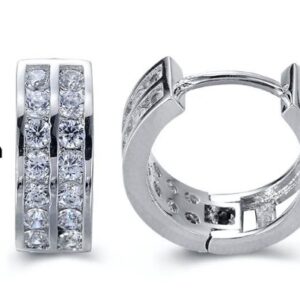 SE15516, Ladies' Moissanite Ring, S925, Rhodium Plated, White, 2.9g