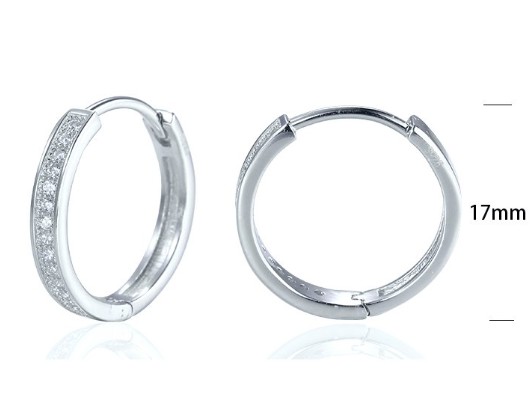 SE06137, Ladies' Moissanite Ring, S925, Rhodium Plated, White, 2.2g