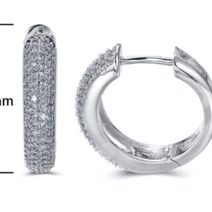 SE15583, Ladies' Moissanite Ring, S925, Rhodium Plated, White, 4.7g