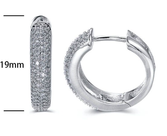 SE15583, Ladies' Moissanite Ring, S925, Rhodium Plated, White, 4.7g