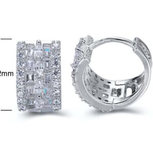 SE15530, Ladies' Moissanite Ring, S925, Rhodium Plated, White, 3.04g
