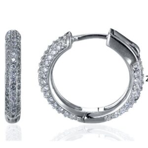 SE13992, Ladies' Moissanite Ring, S925, Rhodium Plated, White, 5.01g
