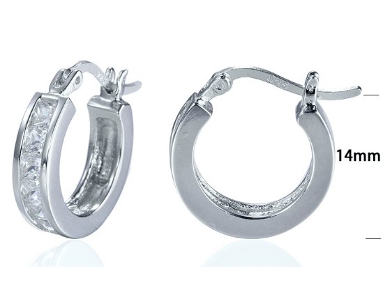 SE03391, Ladies' Moissanite Ring, S925, Rhodium Plated, White, 5.4g