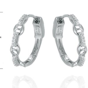SE37595, Ladies' Moissanite Ring, S925, Rhodium Plated, White, 3.3g