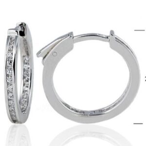 SE12437, Ladies' Moissanite Ring, S925, Rhodium Plated, White, 3.9g