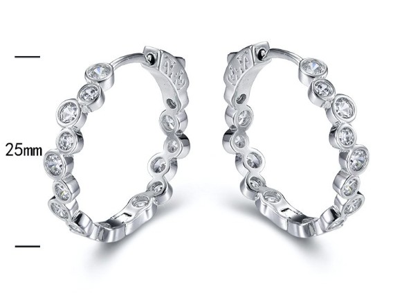 SE20053, Ladies' Moissanite Ring, S925, Rhodium Plated, White, 6.53g