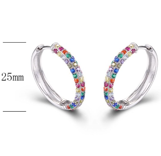 SE22452, Ladies' Moissanite Ring, S925, Rhodium Plated, White, 6.47g