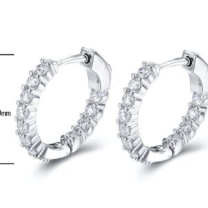 SE20062, Ladies' Moissanite Ring, S925, Rhodium Plated, White, 4.73g