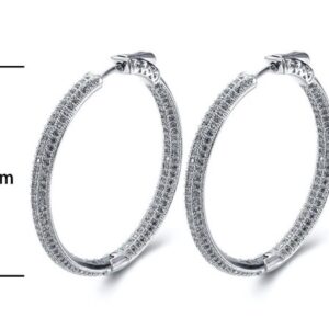 SE16708, Ladies' Moissanite Ring, S925, Rhodium Plated, White, 11.6g