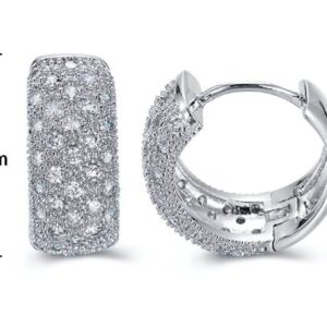 SE15569, Ladies' Moissanite Ring, S925, Rhodium Plated, White, 4.88g
