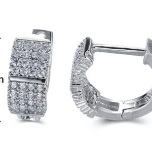 SE15555, Ladies' Moissanite Ring, S925, Rhodium Plated, White, 1.95g