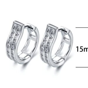 SE17188, Ladies' Moissanite Ring, S925, Rhodium Plated, White, 2.64g