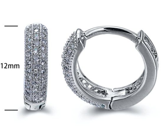 SE15571, Ladies' Moissanite Ring, S925, Rhodium Plated, White, 1.83g