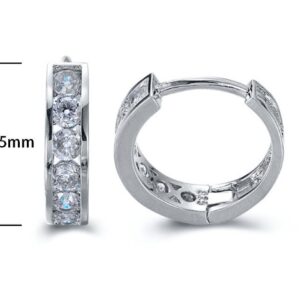 SE15525, Ladies' Moissanite Ring, S925, Rhodium Plated, White, 1.78g