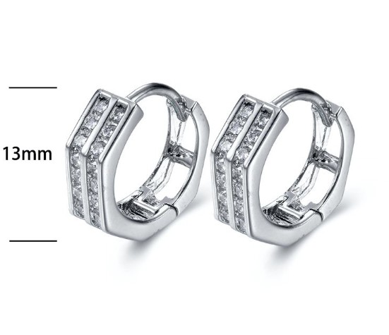 SE17187, Ladies' Moissanite Ring, S925, Rhodium Plated, White, 2.4g